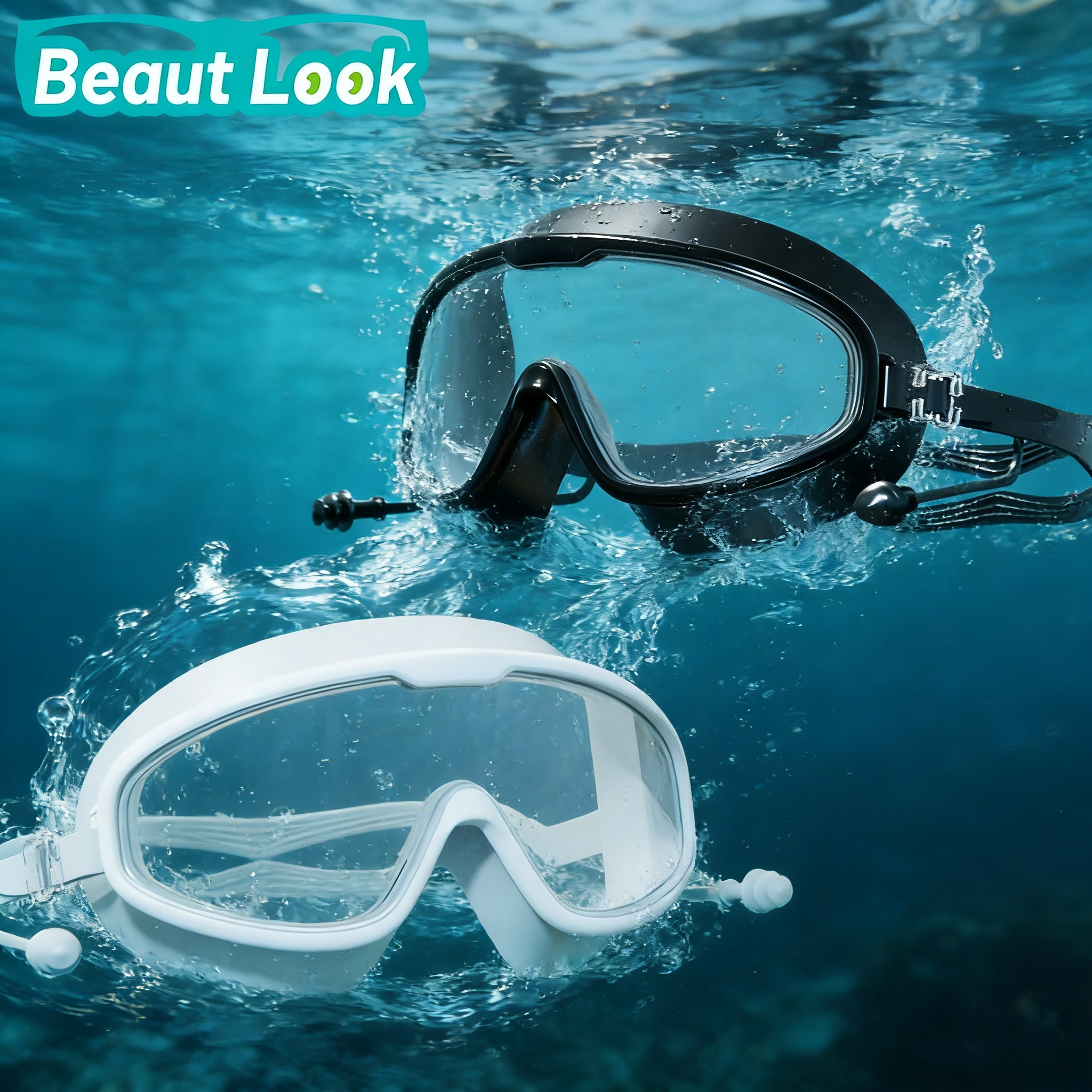Anti Pollution Mask - Snorkel Diving Mask with Built-in Earplugs,