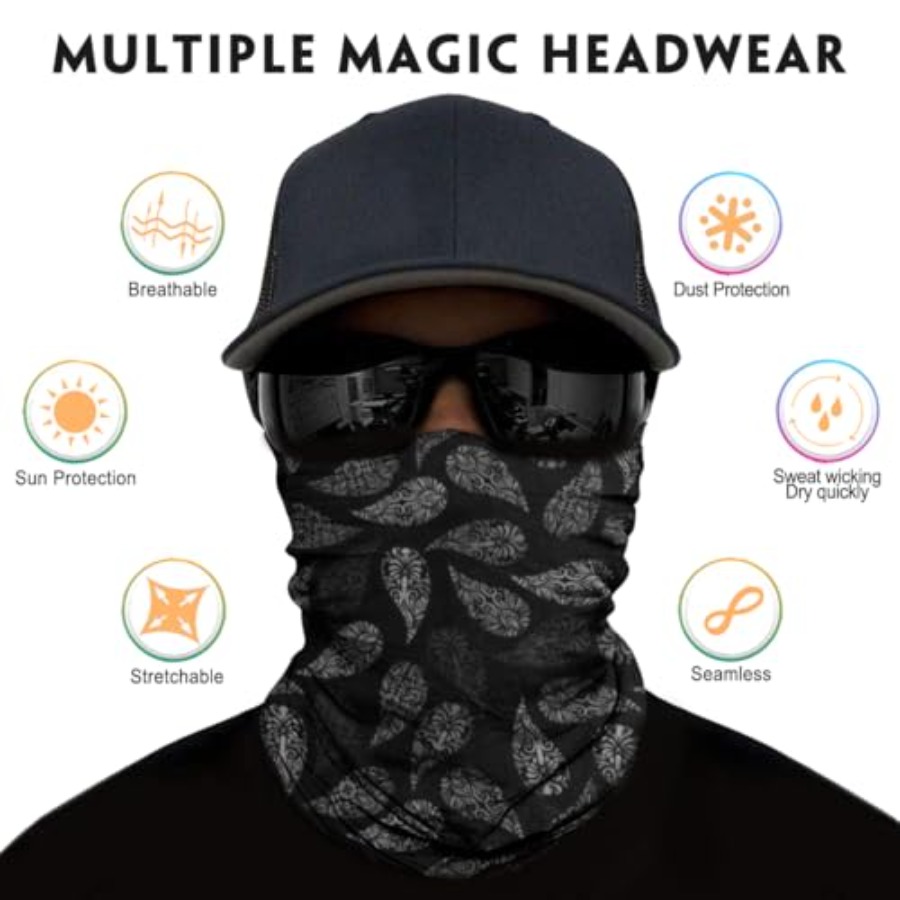 Neck Gaiter for Men Women Head - Neck Gaiter Face Cover recension och pris