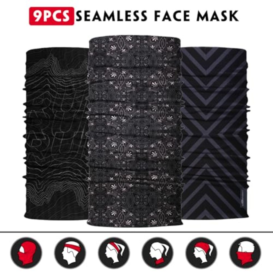 Neck Gaiter for Men Women Head - Neck Gaiter Face Cover recension och pris