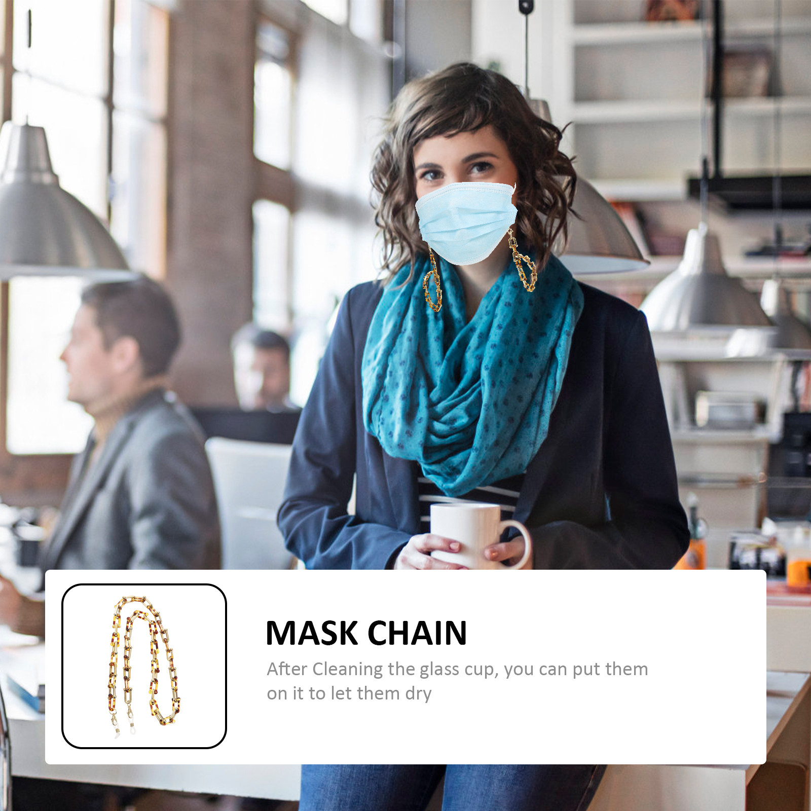 Premium Horsehoof Resin Mask C - Mask Chain Holder recension och pris