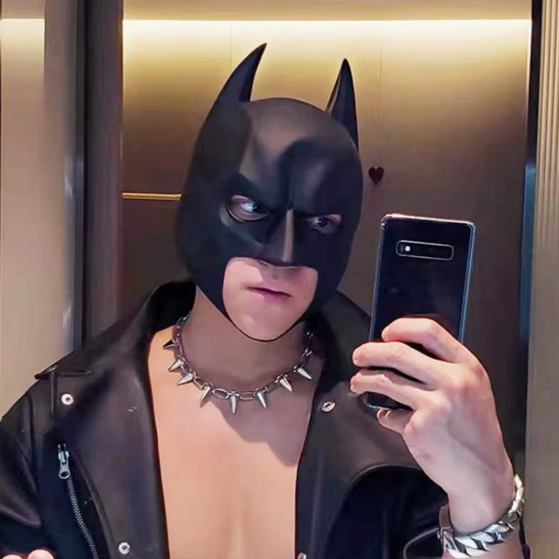 Halloween Black Bat Mask Super - Respirator Half Face recension och pris