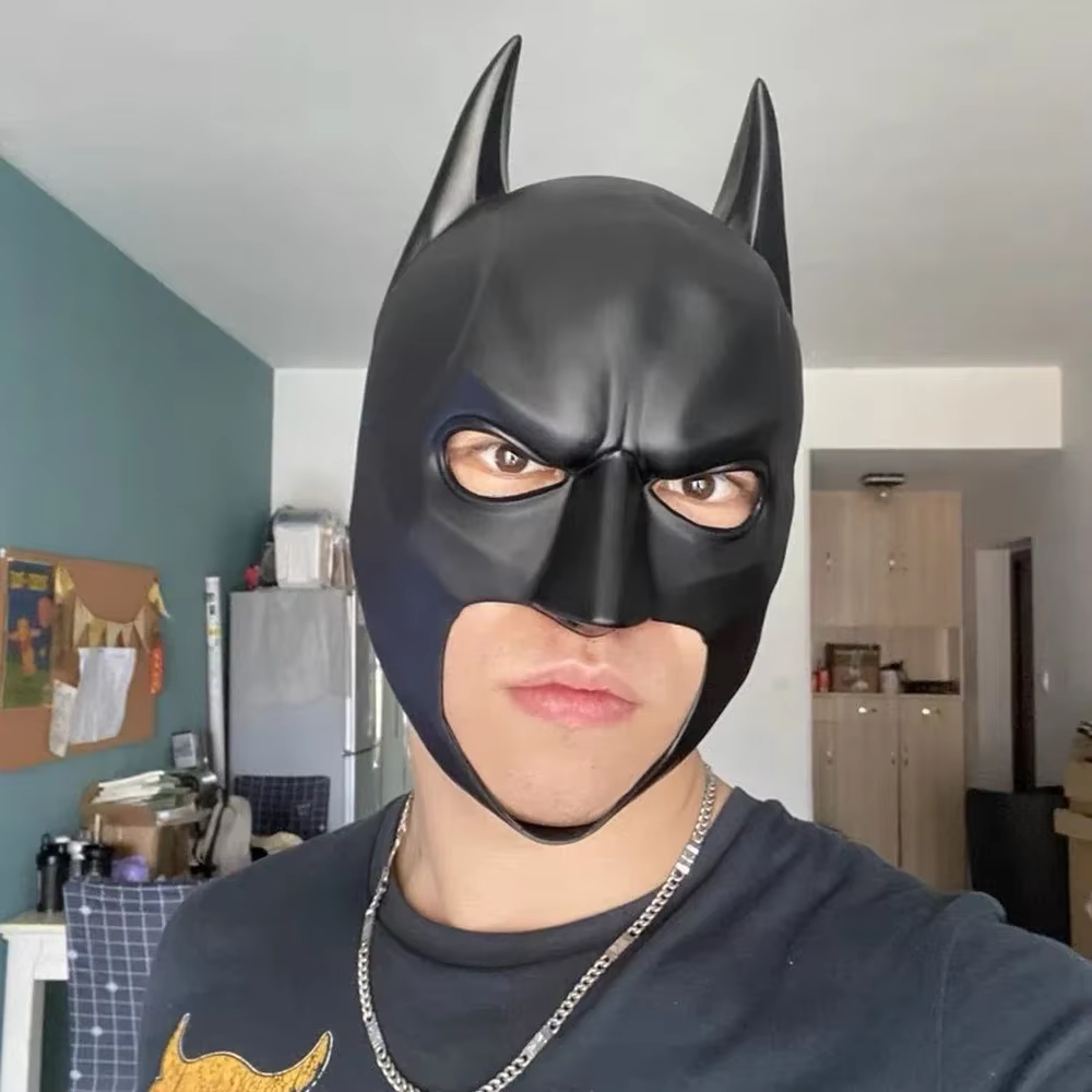 Halloween Black Bat Mask Super - Respirator Half Face recension och pris
