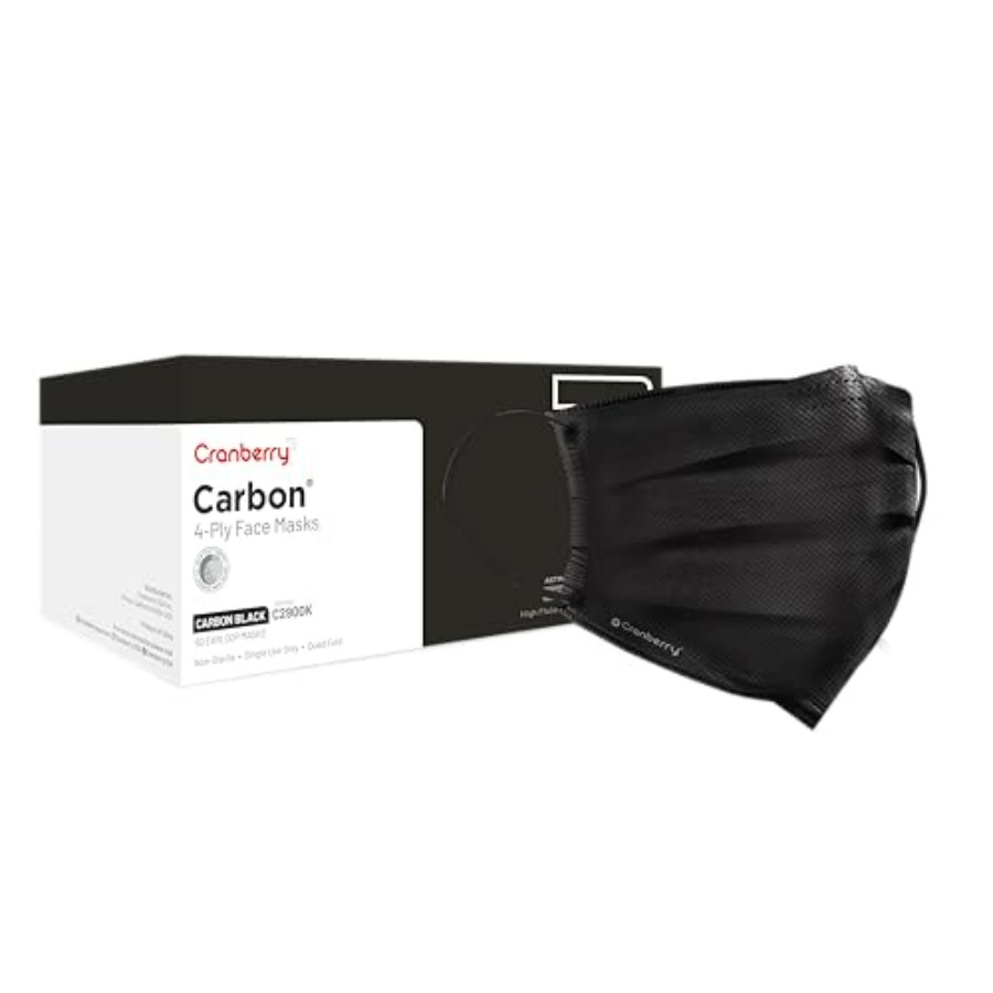 Cranberry USA Carbon Black Fac - Black Face Mask Pack recension och pris
