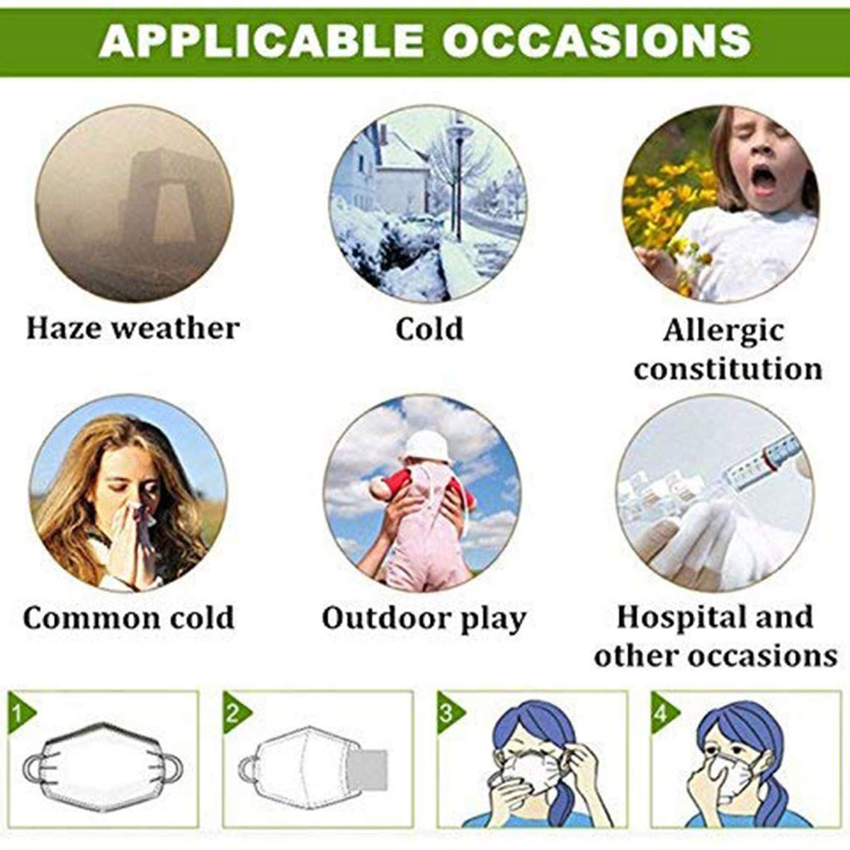 Adjustable Face Mask Anti-dust - Pm2.5 Filter Insert recension och pris