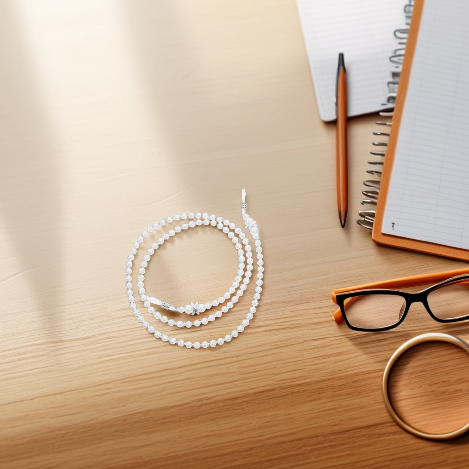 Pearl Eyeglass Chain Anti-Slip - Mask Chain Holder recension och pris