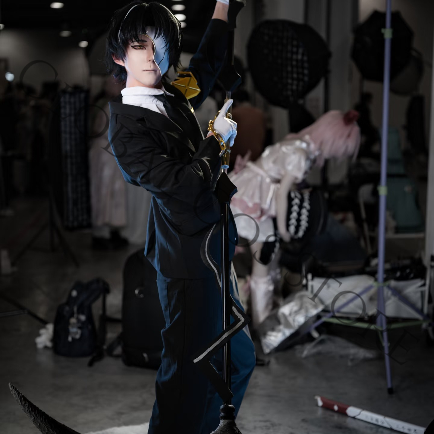 Game Character Rien Cosplay Co - Black Face Mask Pack recension och pris
