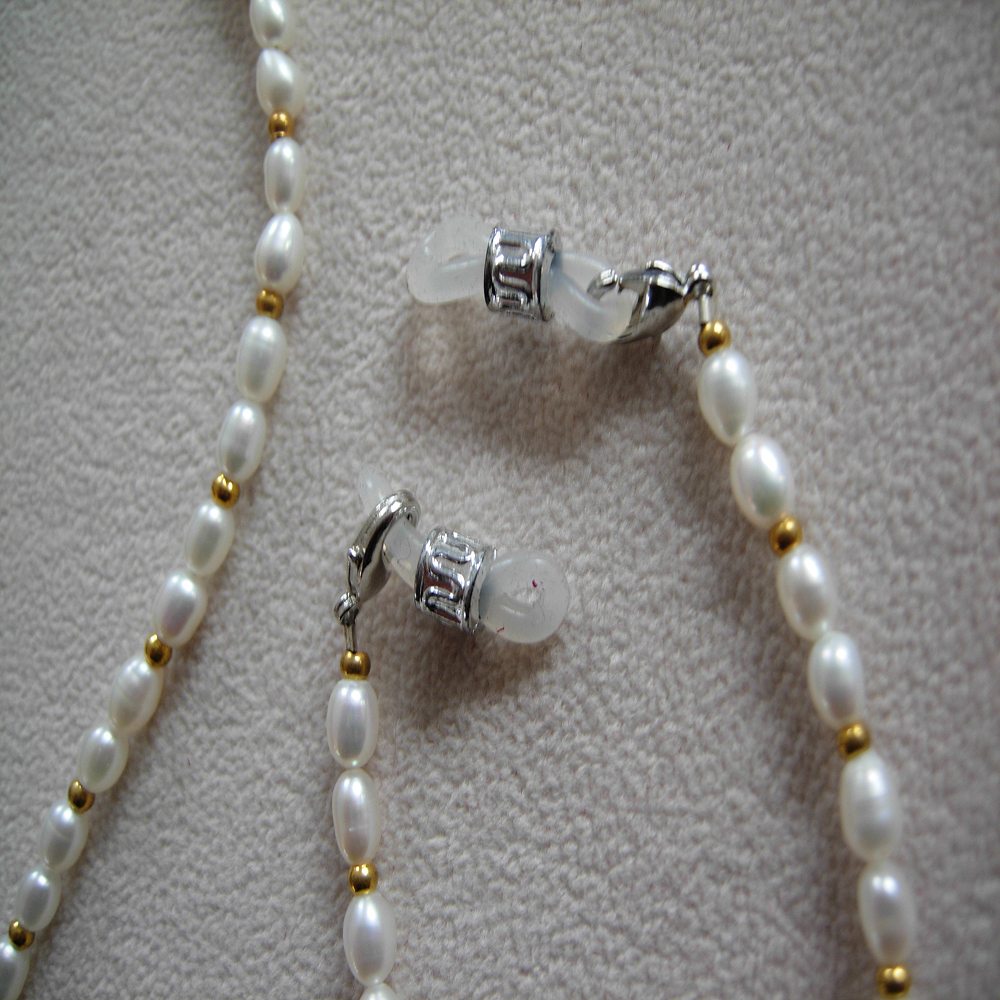 fashionable eyeglass beaded re - Mask Chain Holder recension och pris