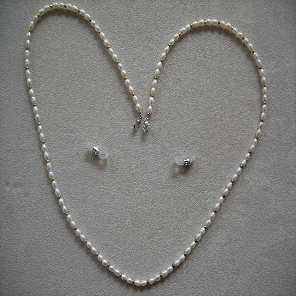 fashionable eyeglass beaded re - Mask Chain Holder recension och pris