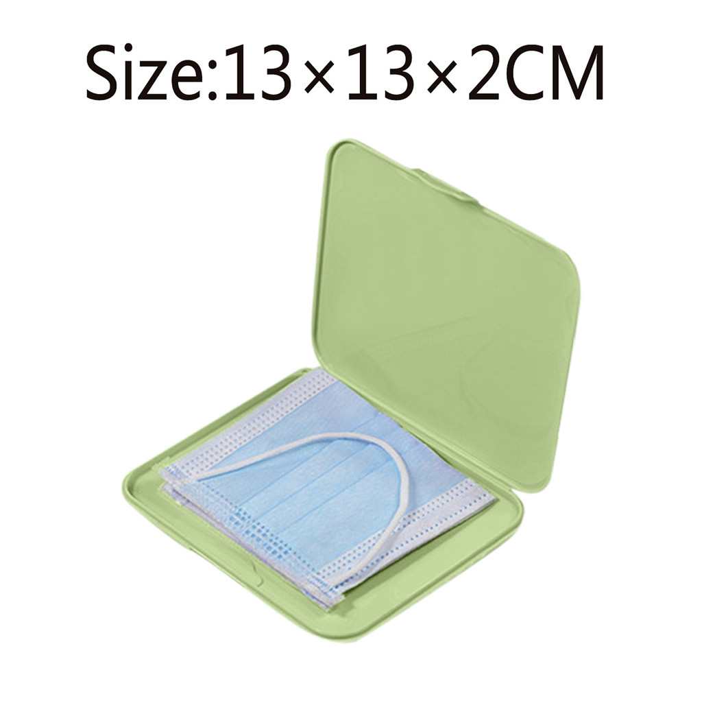 Pink Mask Cover Green Box Mask - Face Mask Storage Box recension och pris