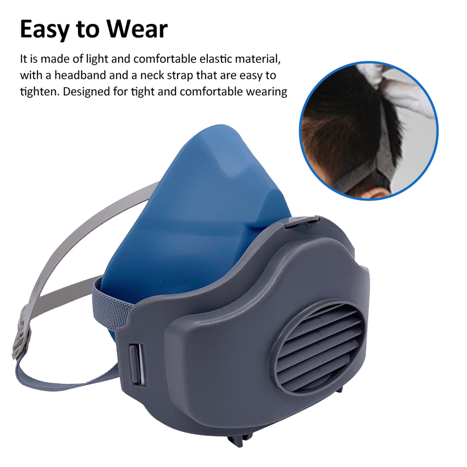 3200 Dust Mask Reusable Half F - Kn95 Respirator Mask recension och pris