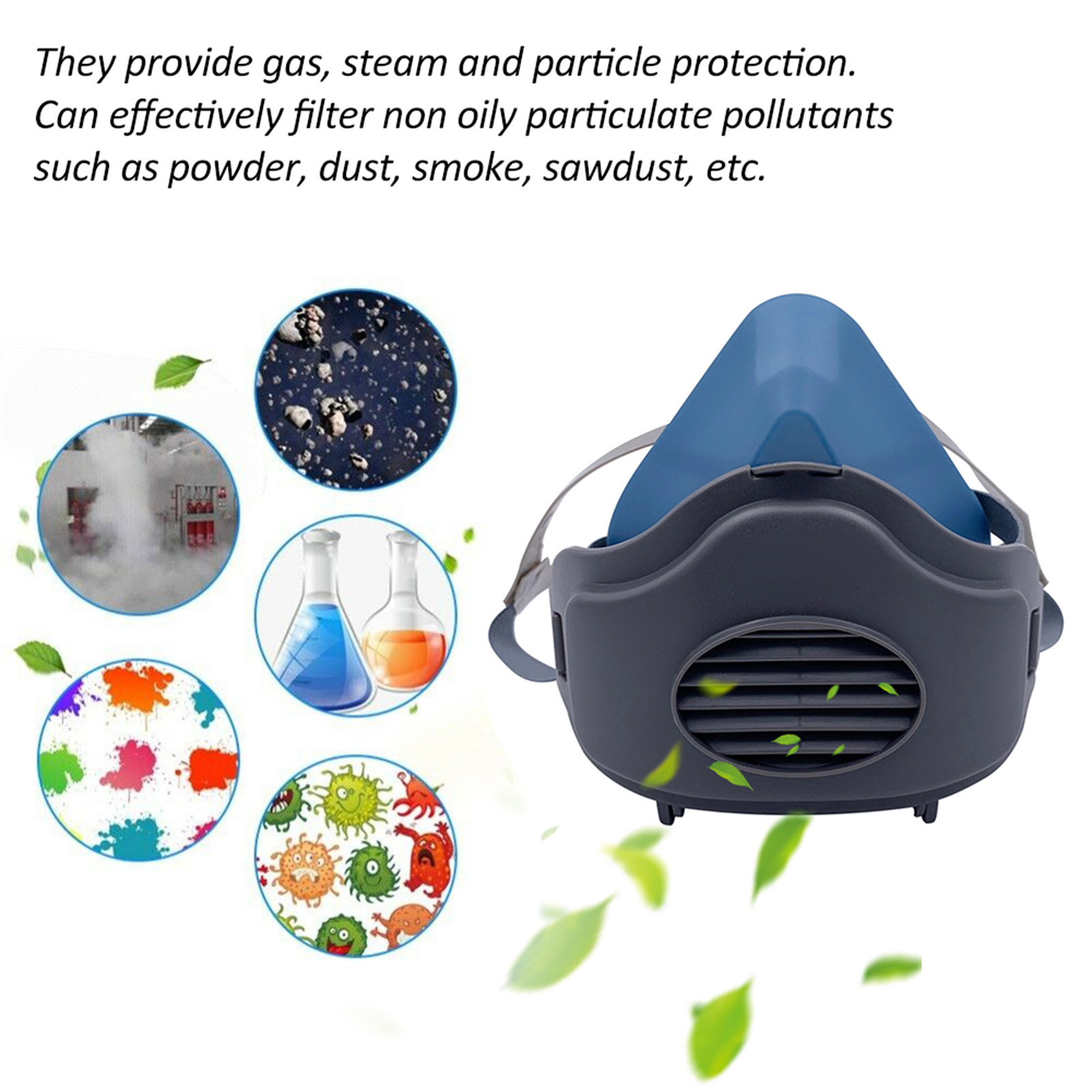 3200 Dust Mask Reusable Half F - Kn95 Respirator Mask recension och pris