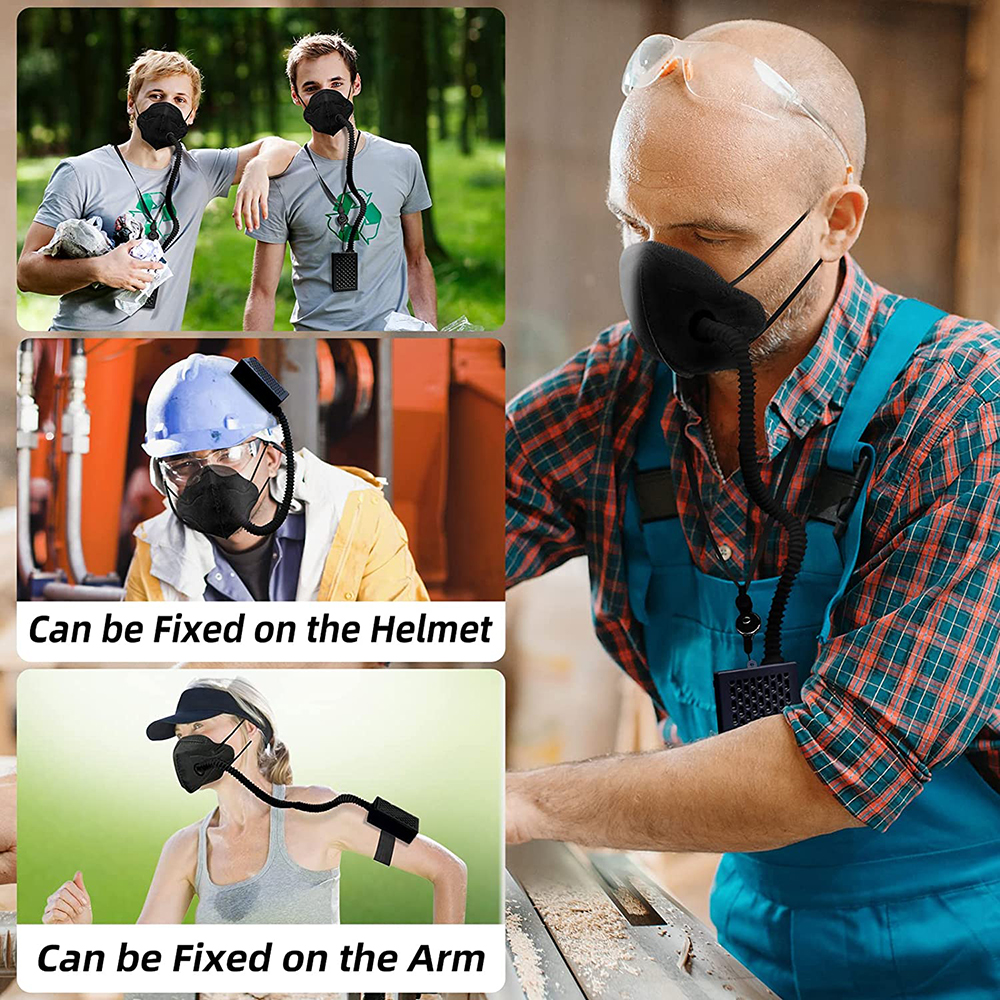 Electric KN95 Mask with Fan -  - Kn95 Respirator Mask recension och pris