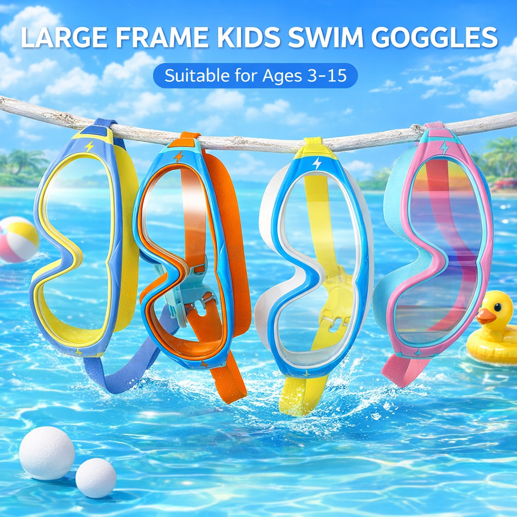 JSJM Kids Swimming Goggles Big - Anti Pollution Mask recension och pris