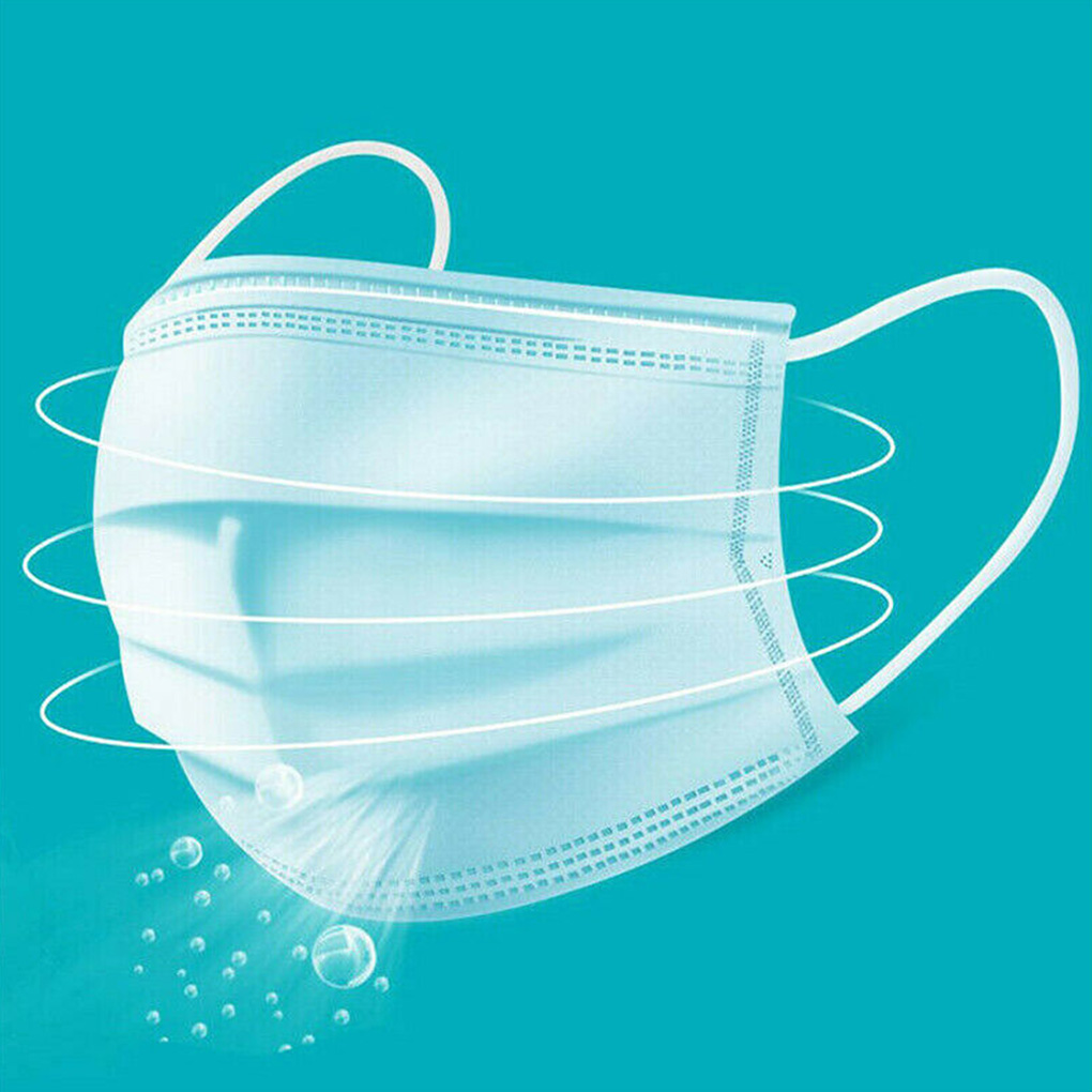 50piece Safe And Professional  - Disposable Mask Blue recension och pris