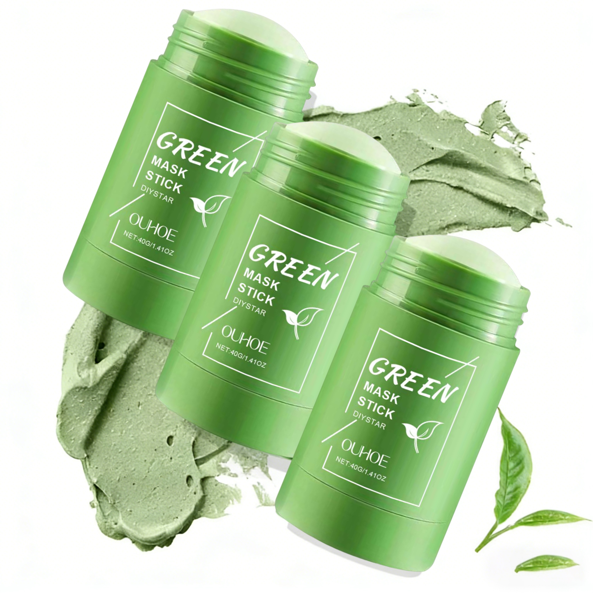 1~5PCS Green Tea Clay Stick Fo - Dust Mask Construction recension och pris