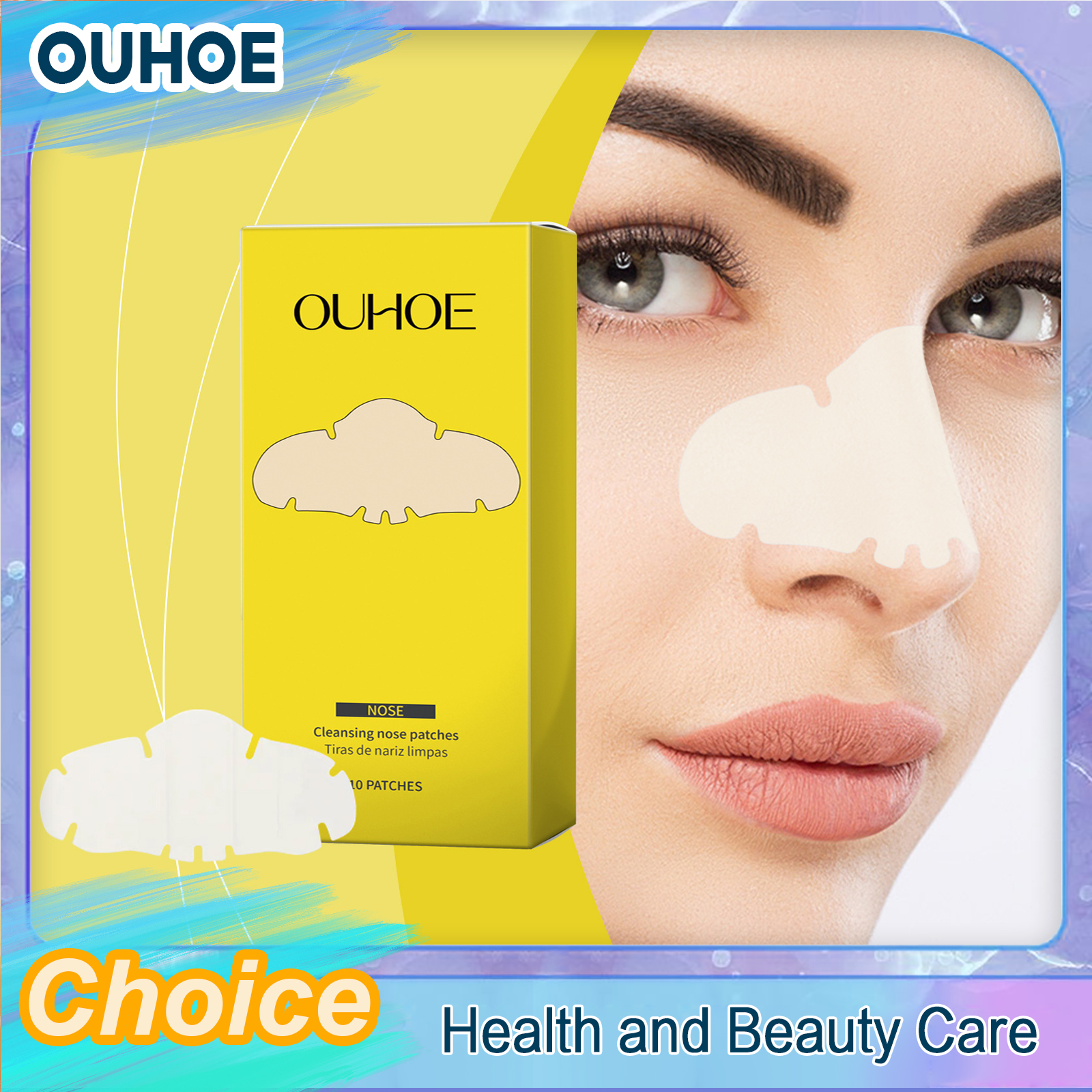 Nose Blackhead Remover Patch C - Black Face Mask Pack recension och pris