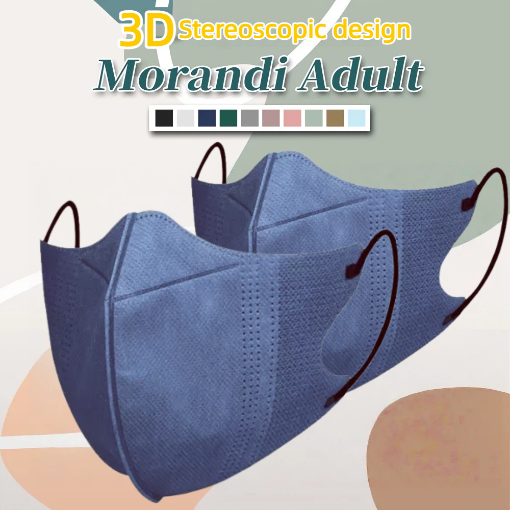 200Pcs/3D Three-Dimensional Da - Disposable Mask Blue recension och pris