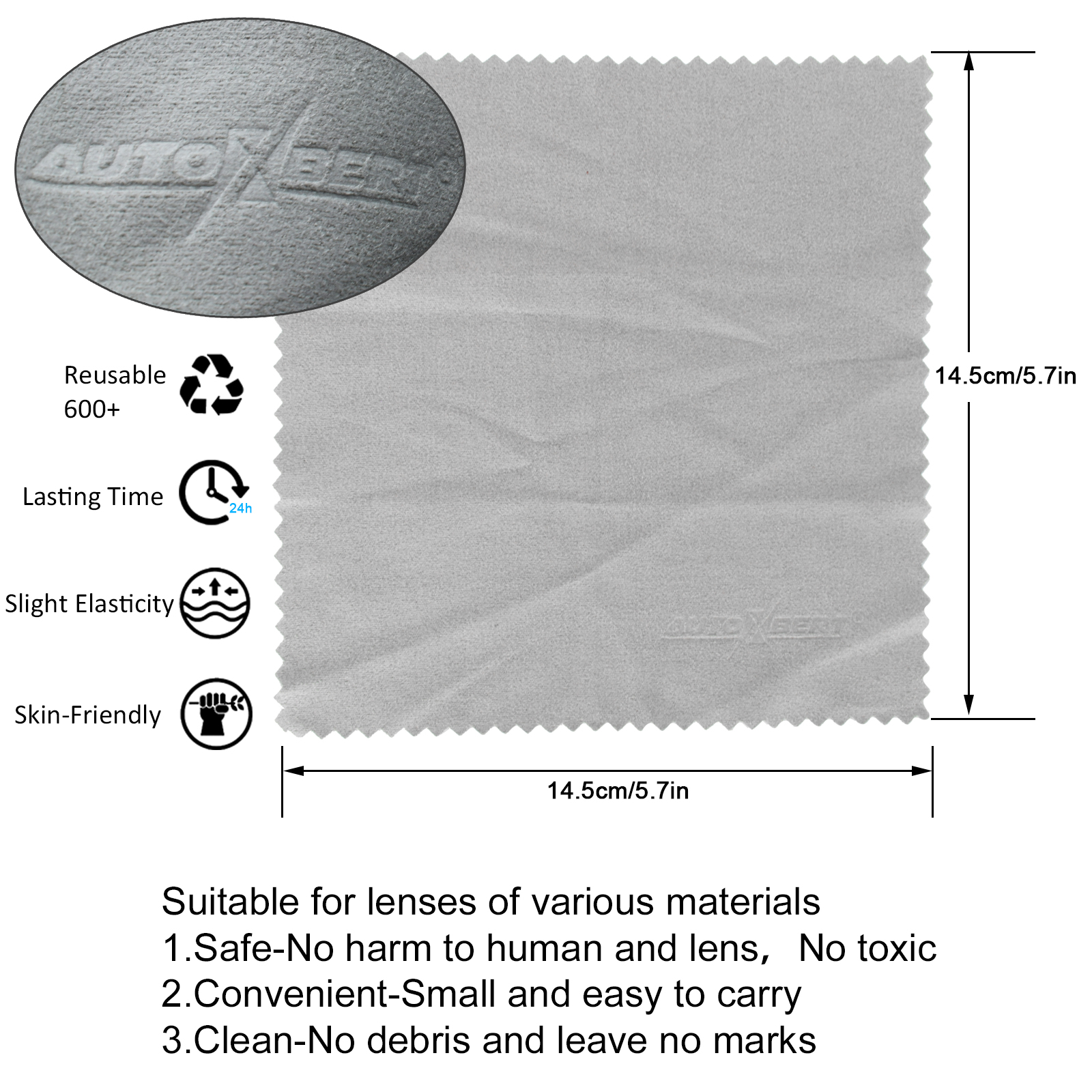 Reusable Anti-Fog Lens Wipes A - Anti Pollution Mask recension och pris
