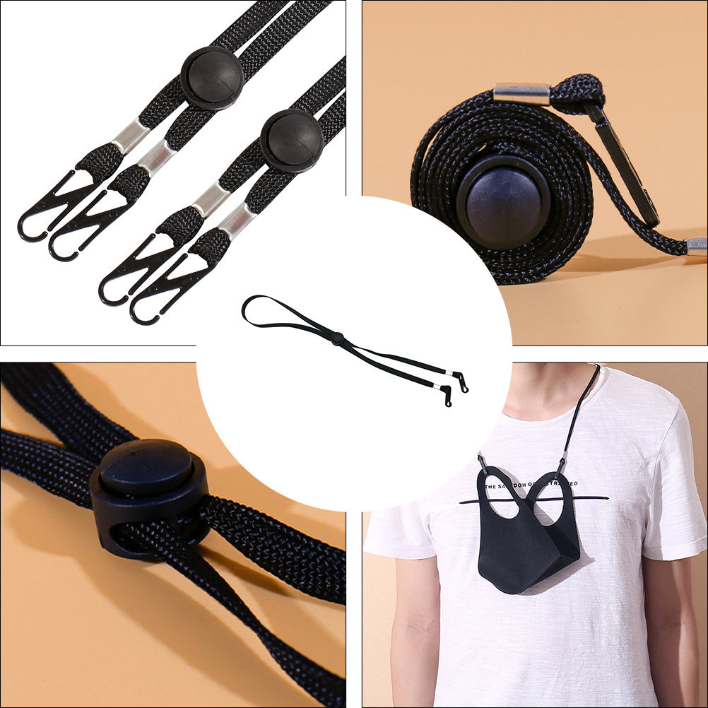 12Pcs Anti-Fall Face Mask Lany - Mask Ear Saver Strap recension och pris