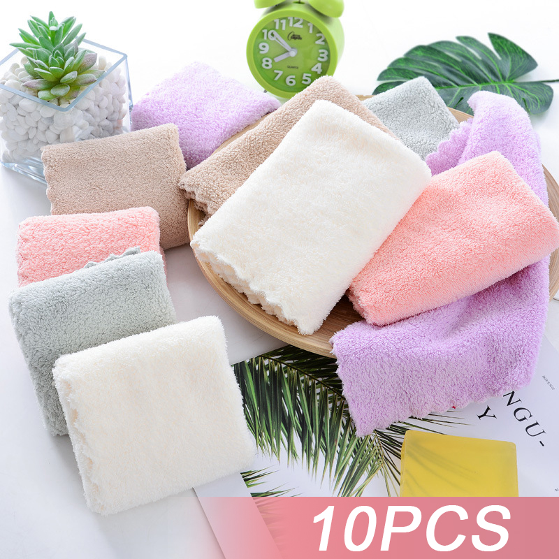 10Pcs Thickened Microfiber Hig - Cloth Face Mask Washable recension och pris