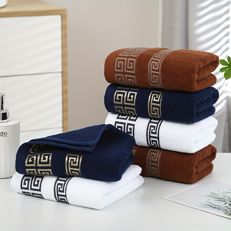 Set of 3 Cotton Bathroom Towel - Cloth Face Mask Washable recension och pris