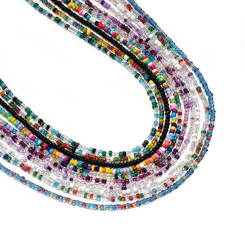 【F】 Colorful Rice Bead Glasses - Mask Chain Holder recension och pris