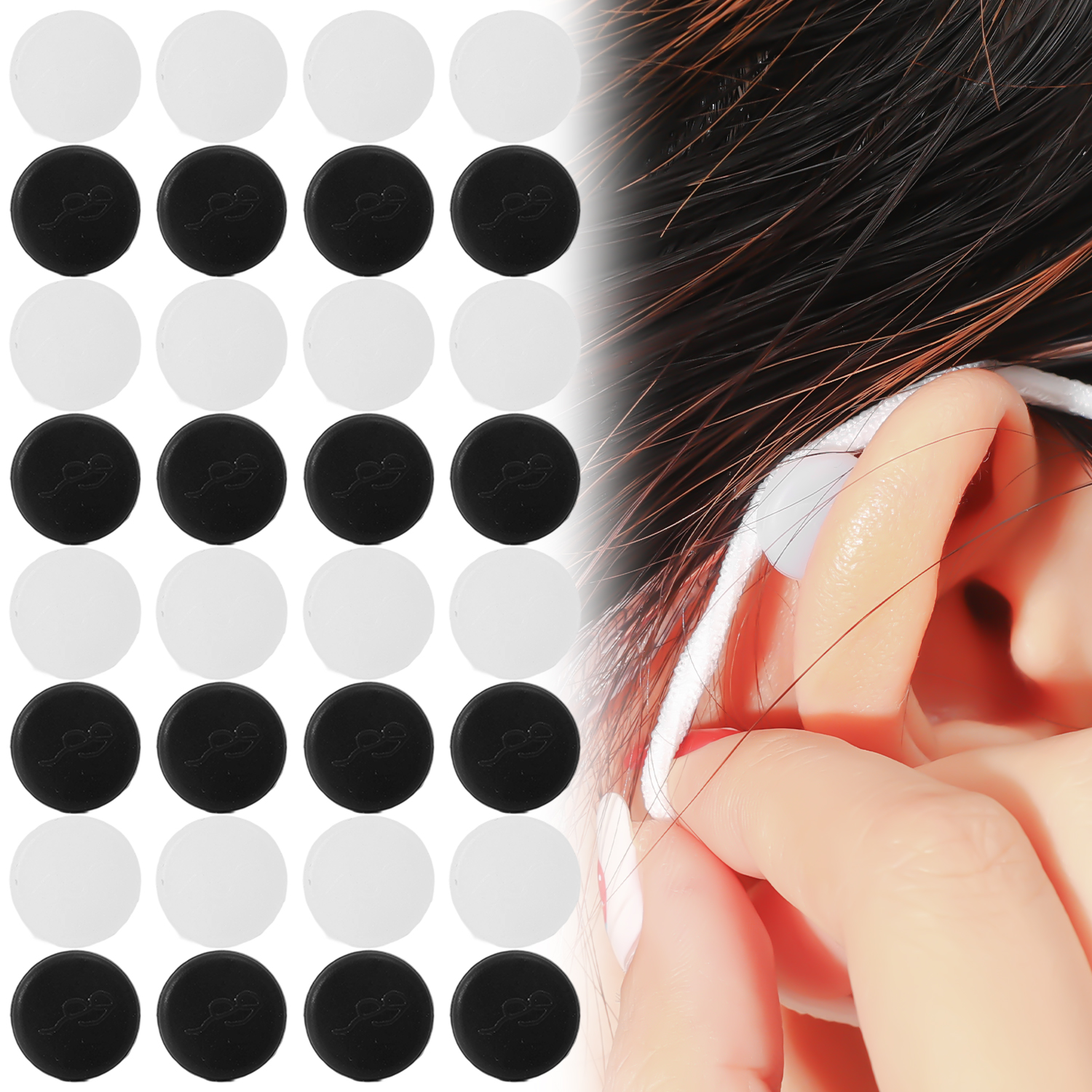 New Round Eyeglasses Mask Ear  - Silicone Mask Bracket recension och pris