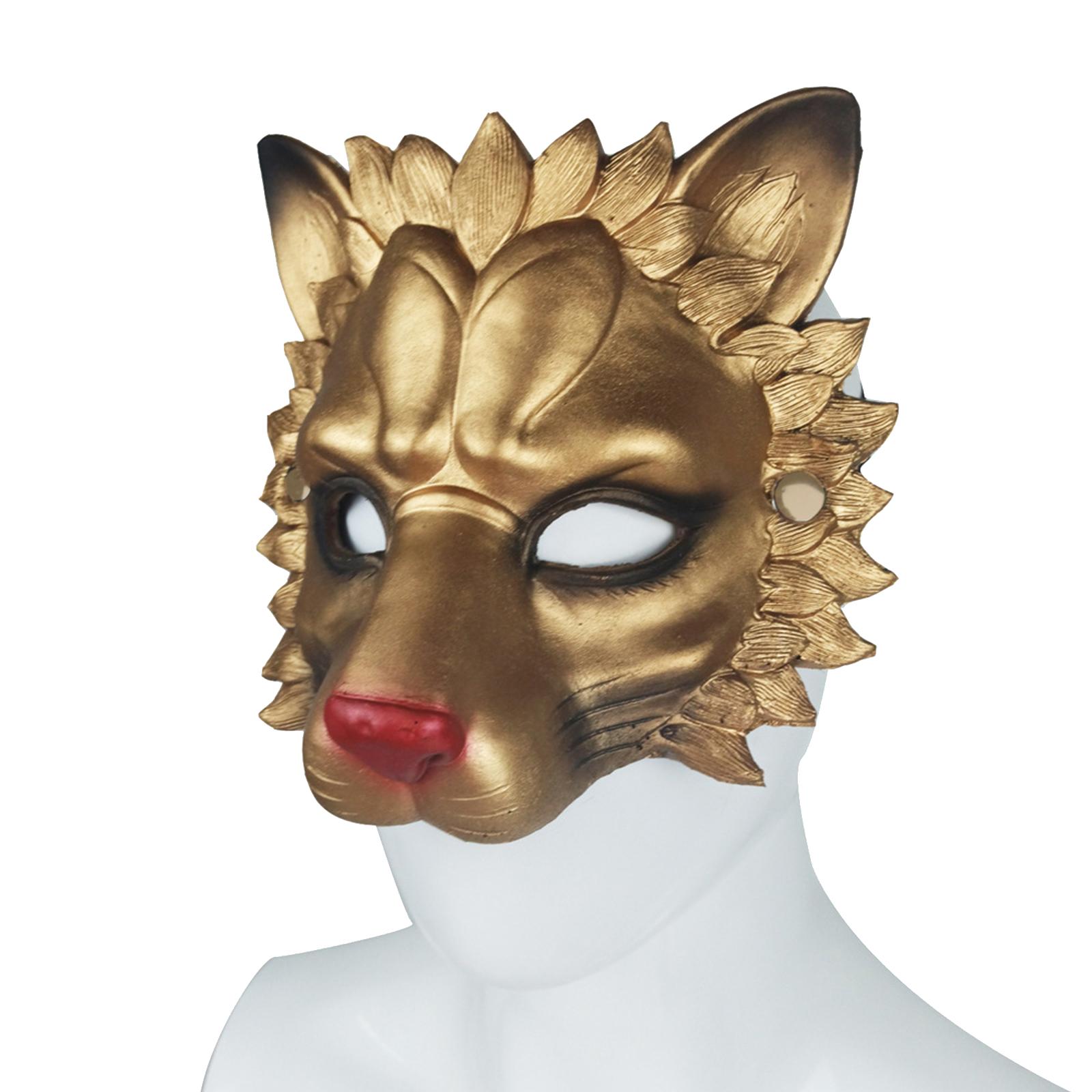 Lion Mask Half Face Decorative - Respirator Half Face recension och pris