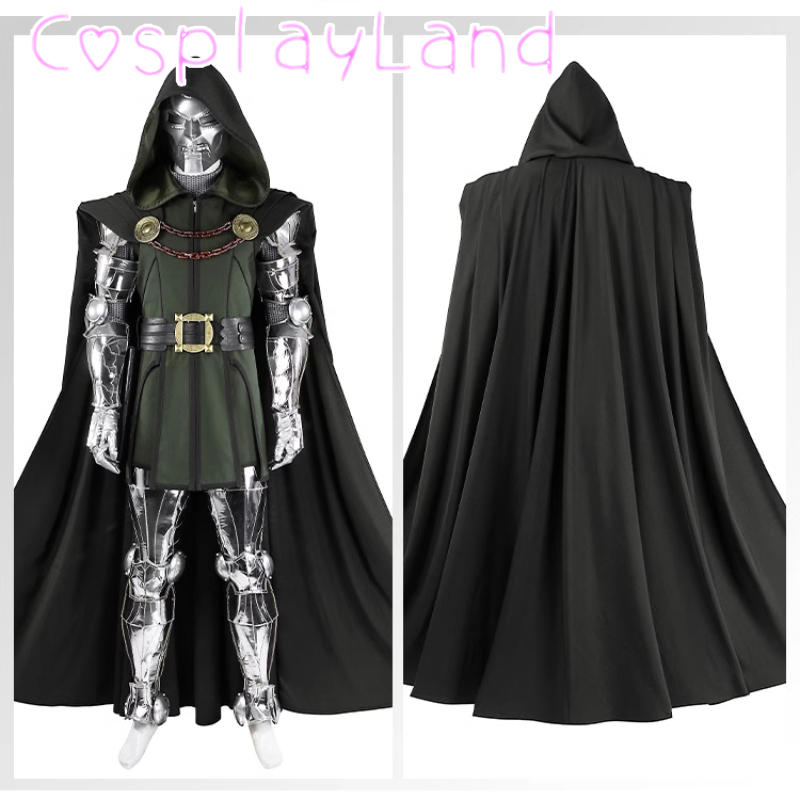 Black Doom Cosplay Costume Adu - Black Face Mask Pack recension och pris
