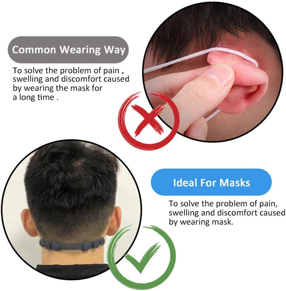 4 Pcs Silicone Ear Savers for  - Mask Ear Saver Strap recension och pris