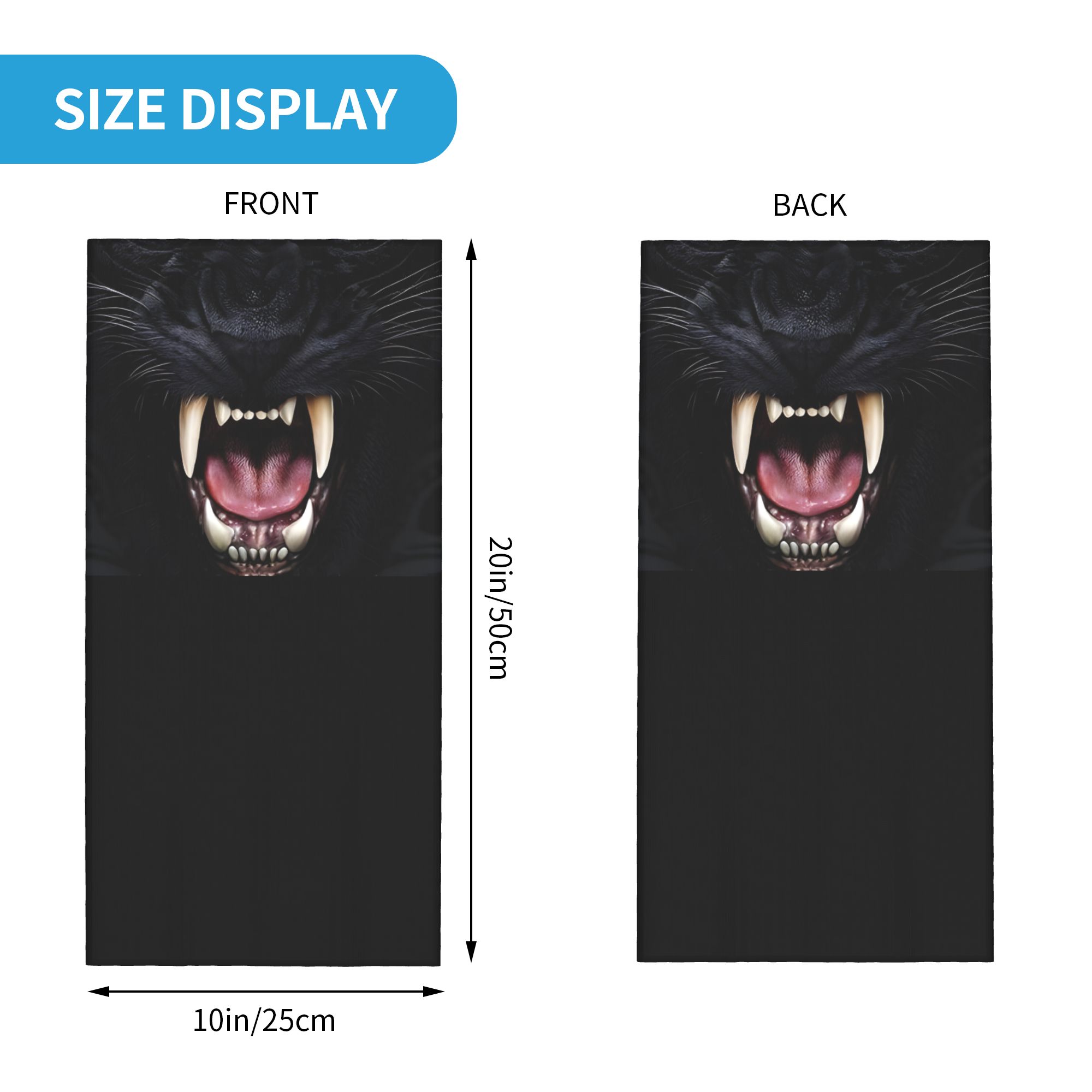 Custom Black Panther Animal He - Neck Gaiter Face Cover recension och pris