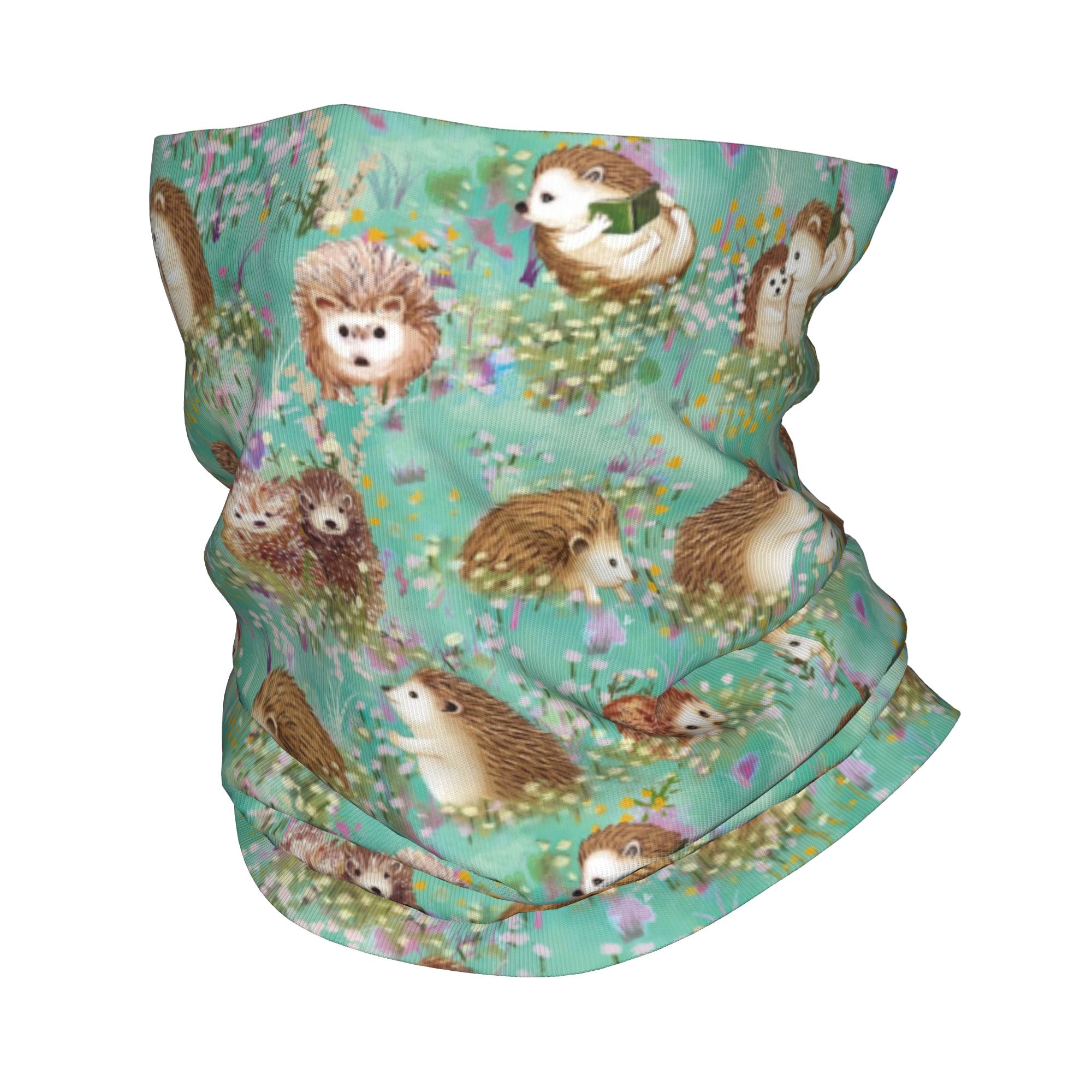 Autumn Hedgehog Spring Floral  - Neck Gaiter Face Cover recension och pris