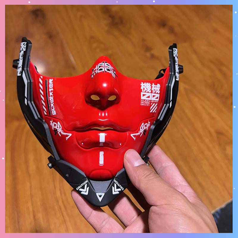 Cyber Punk Half Face Mask Mech - Respirator Half Face recension och pris