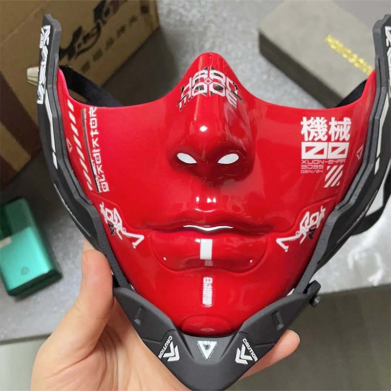 Cyber Punk Half Face Mask Mech - Respirator Half Face recension och pris