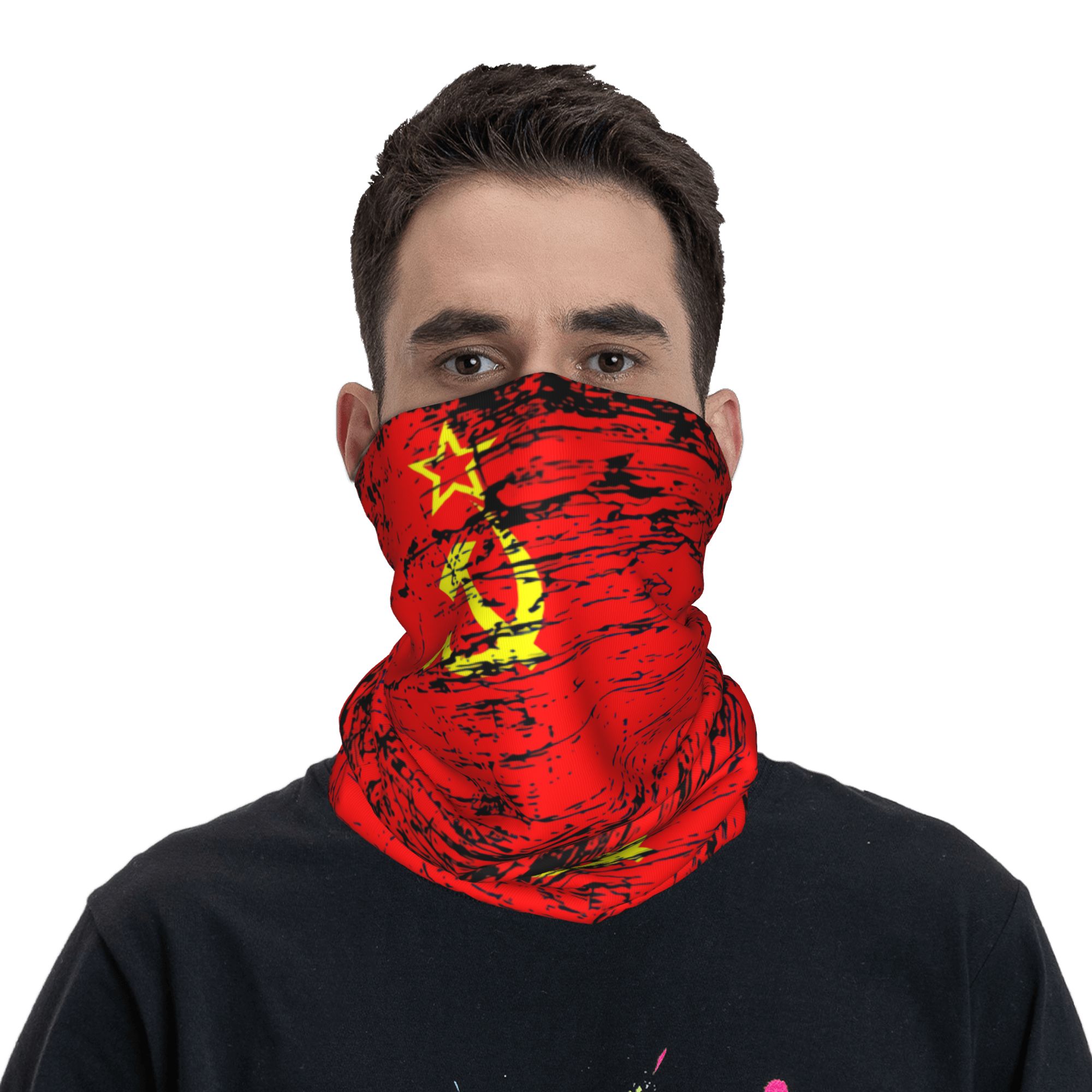 Russian Flag Soviet Union USSR - Neck Gaiter Face Cover recension och pris