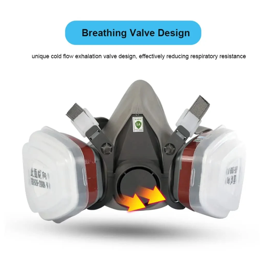 6200 Respirator Dust Gas Mask  - Face Mask Storage Box recension och pris