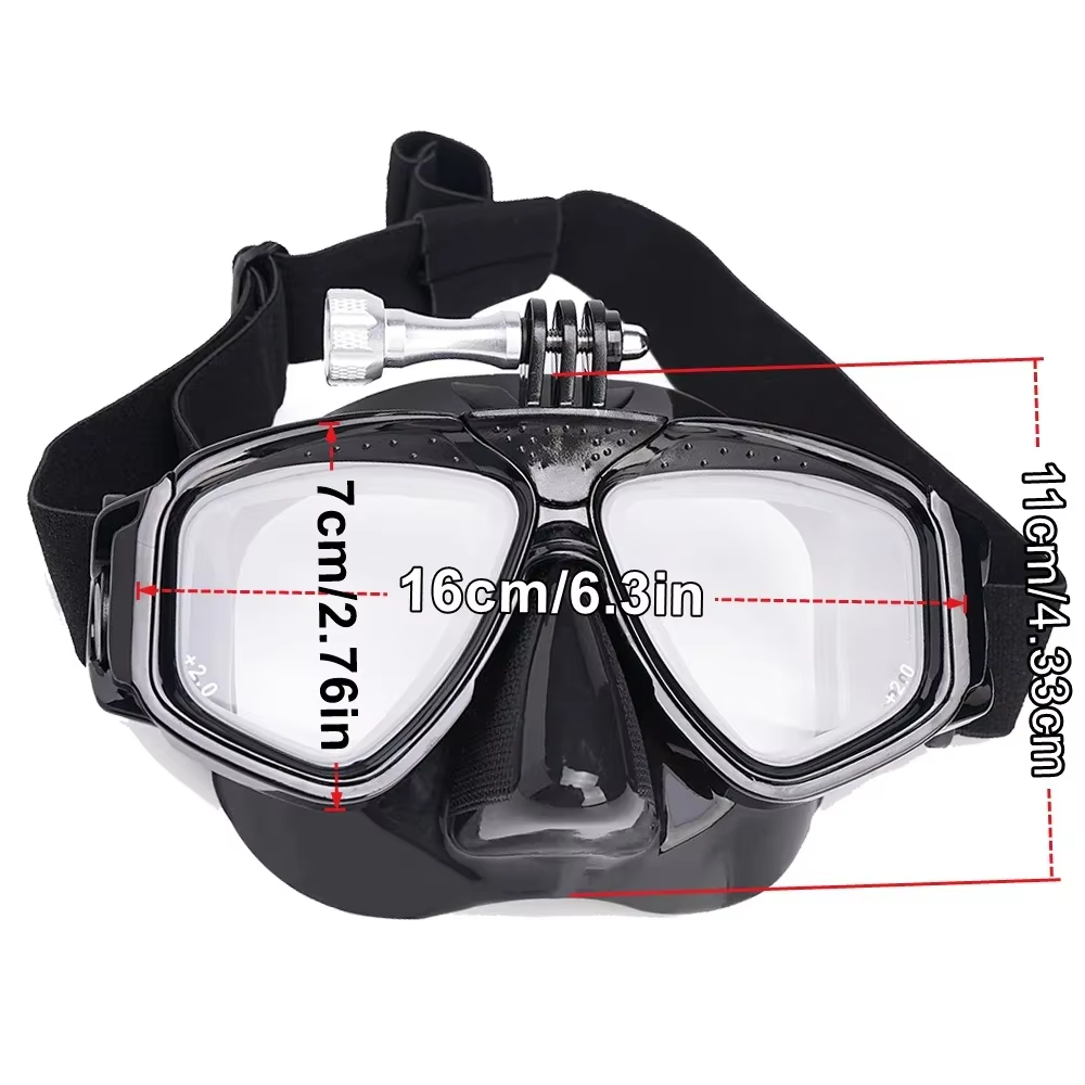 Scuba Diving Mask with Camera  - Mask Lanyard Adjustable recension och pris