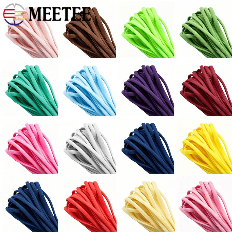 20/30M 3mm 5mm Elastic Cord Ro - Mask Lanyard Adjustable recension och pris