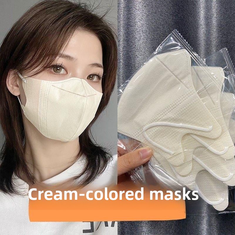 Milk White Breathable Thin Ste - Disposable Surgical Mask recension och pris