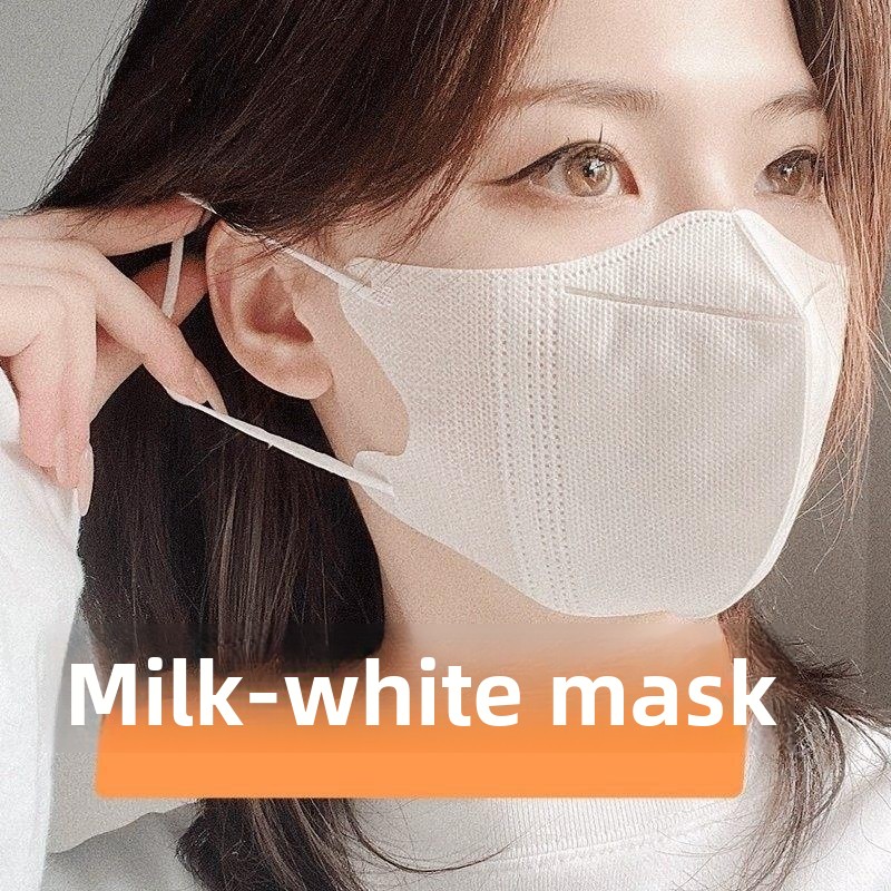 Milk White Breathable Thin Ste - Disposable Surgical Mask recension och pris