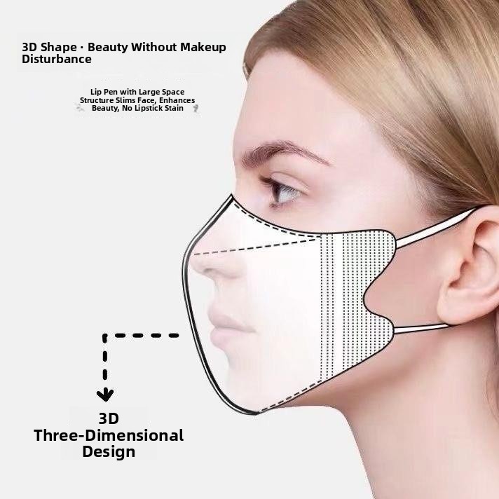 Milk White Breathable Thin Ste - Disposable Surgical Mask recension och pris