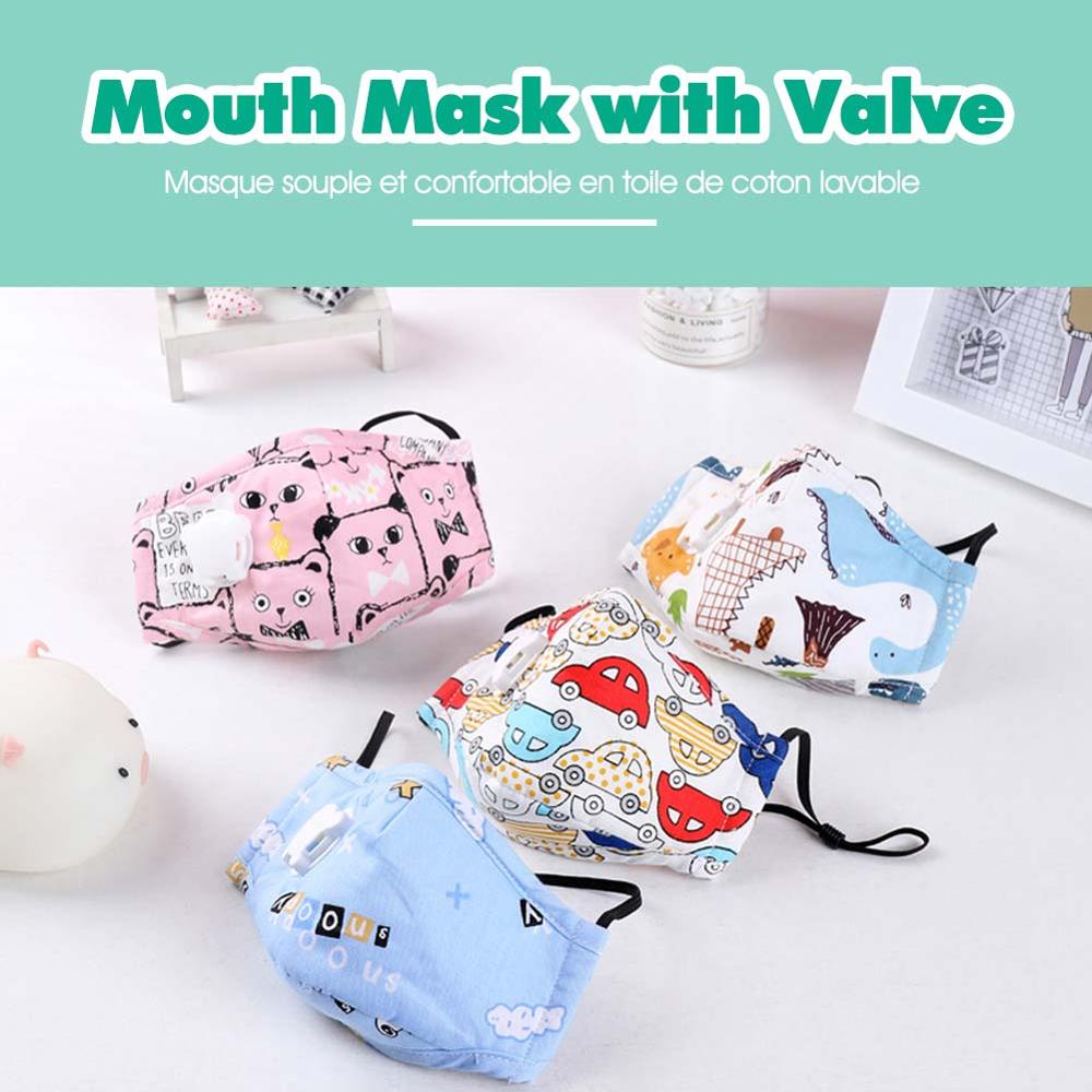 Kids PM2.5 Cotton Mouth Mask w - Anti Pollution Mask recension och pris