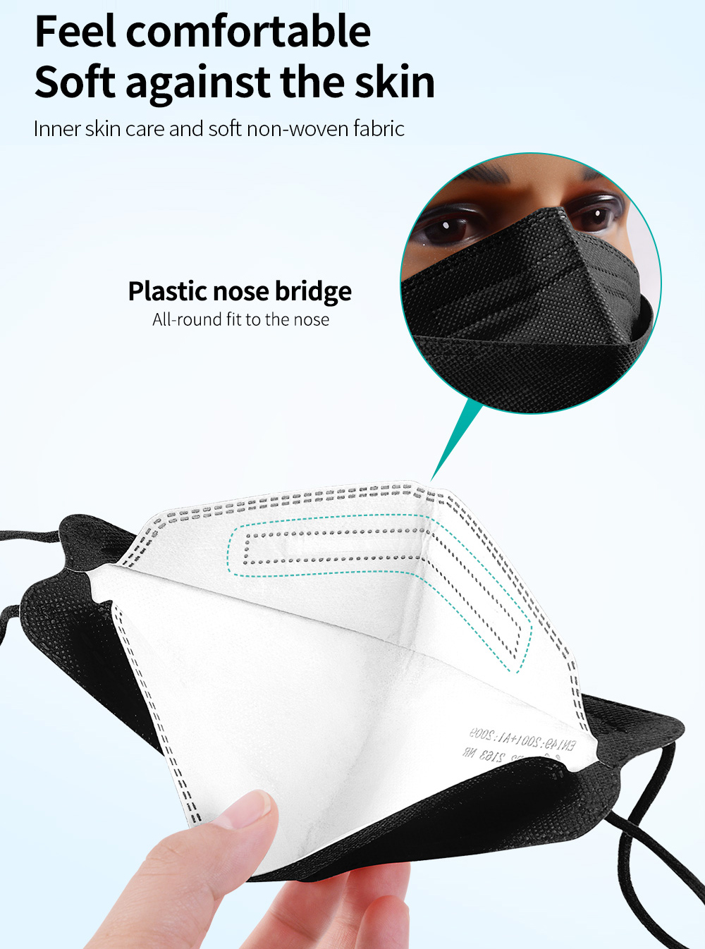 fpp2 CE Protective maske anti  - Kn95 Respirator Mask recension och pris