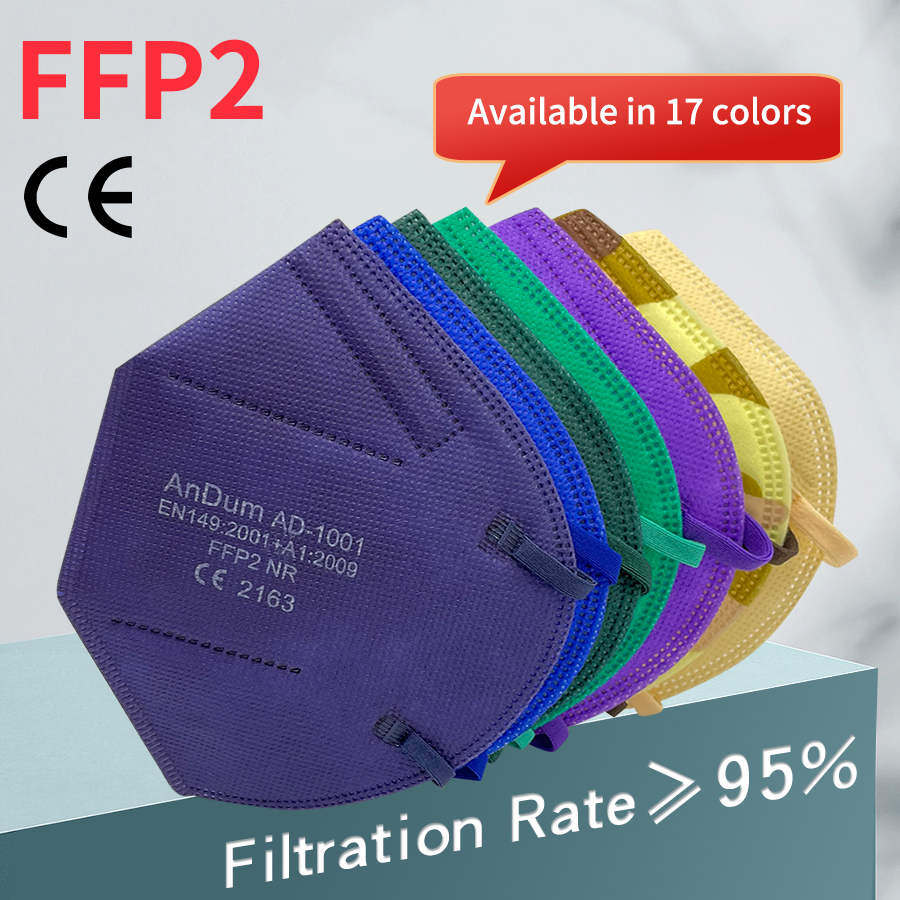 10PCS FFP2 Mask CE Approved Fi - Respirator Half Face recension och pris
