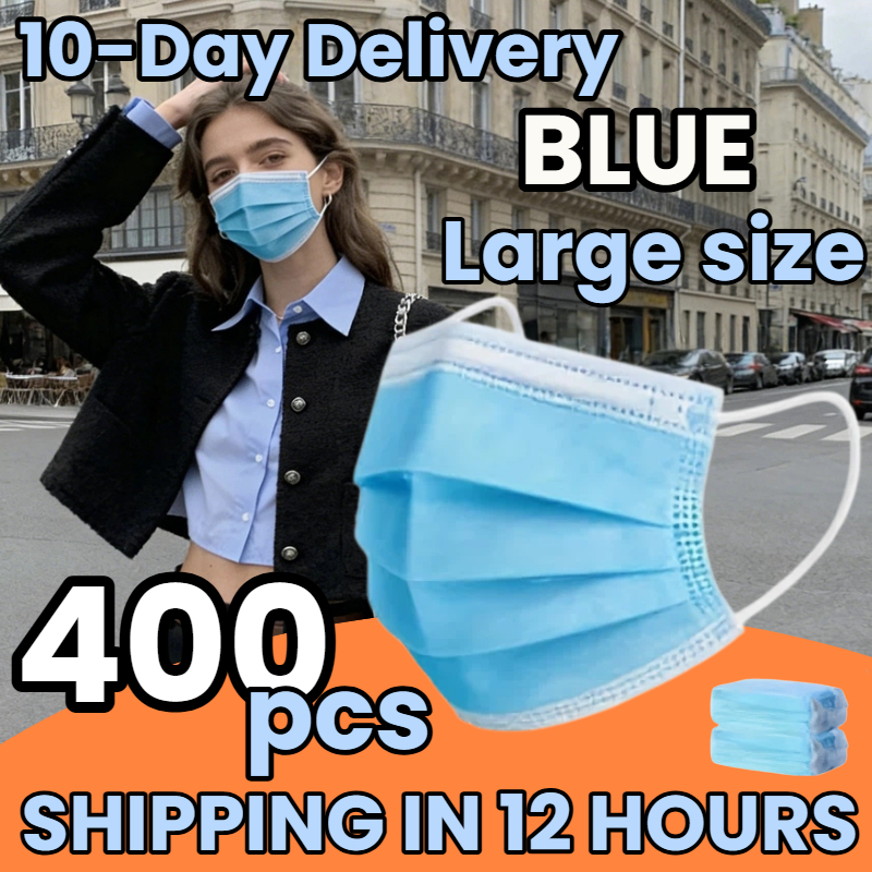 Delivery in 10 Days! 400Pcs Th - Disposable Mask Blue recension och pris