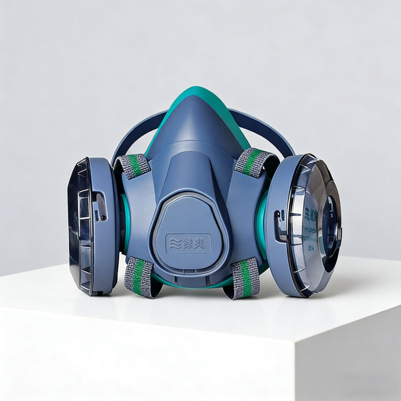 Dual Filter Silicone Half Face - Kn95 Respirator Mask recension och pris