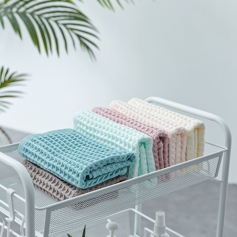 1Pcs Waffle Soft Face Towels f - Cloth Face Mask Washable recension och pris