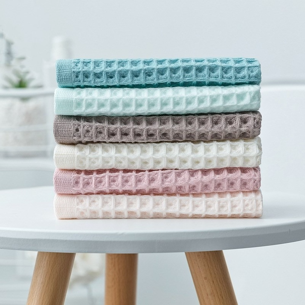 1Pcs Waffle Soft Face Towels f - Cloth Face Mask Washable recension och pris