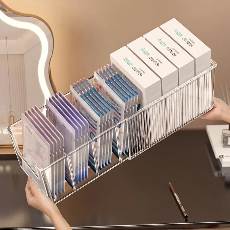 Extendable Acrylic Makeup Orga - Face Mask Storage Box recension och pris