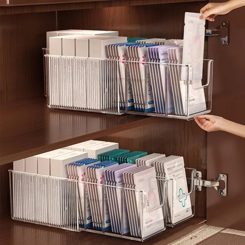 Extendable Acrylic Makeup Orga - Face Mask Storage Box recension och pris